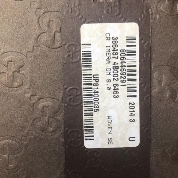 Gucci “Imera” interlocking mini G tonal woven Italian silk tie - Picture 6 of 7